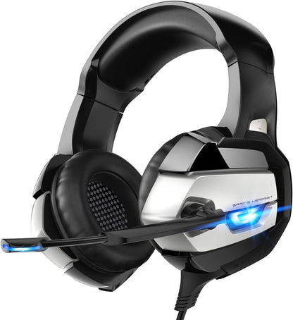 Pro Gaming Headset with 7.1 Surround Sound, Noise Cancelling Mic