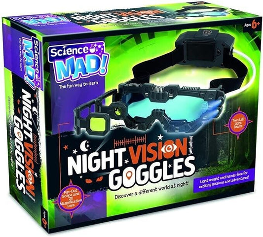 Science MAD! Night Vision Goggles for Kids - Fun, Lightweight Spy Gear