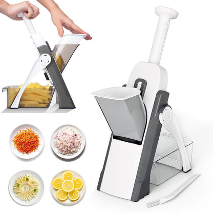 Safe Mandoline Vegetable Slicer – Adjustable Chopper for Quick, Easy Cutting