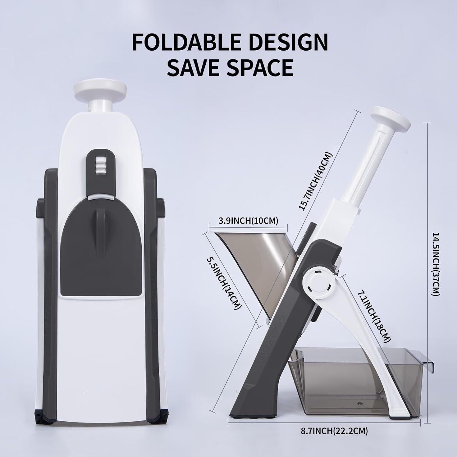 Safe Mandoline Vegetable Slicer – Adjustable Chopper for Quick, Easy Cutting