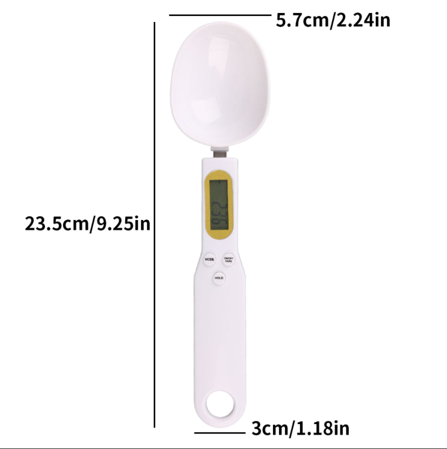 Weighing Electronic Digital Measuring Spoon Scale with LCD Display, 500g