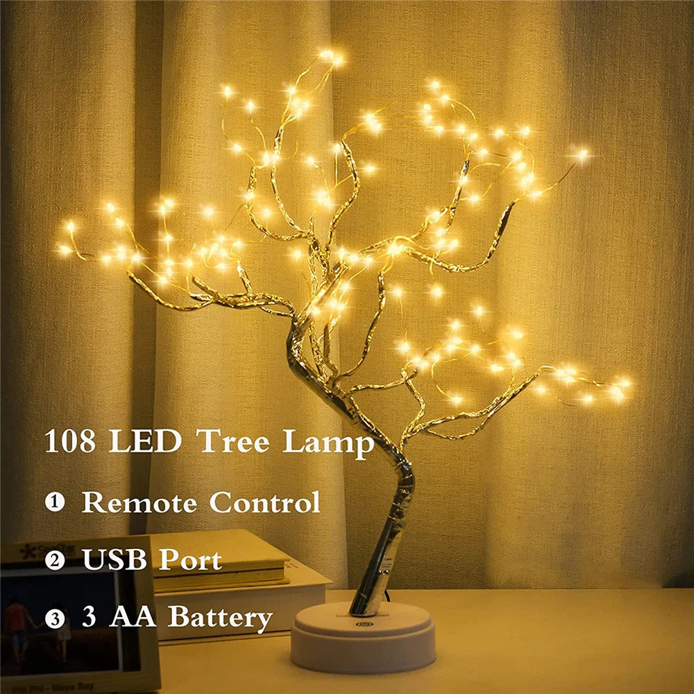 Christmas Fairy Light Spirit Tree - 108 LEDs Remote Control