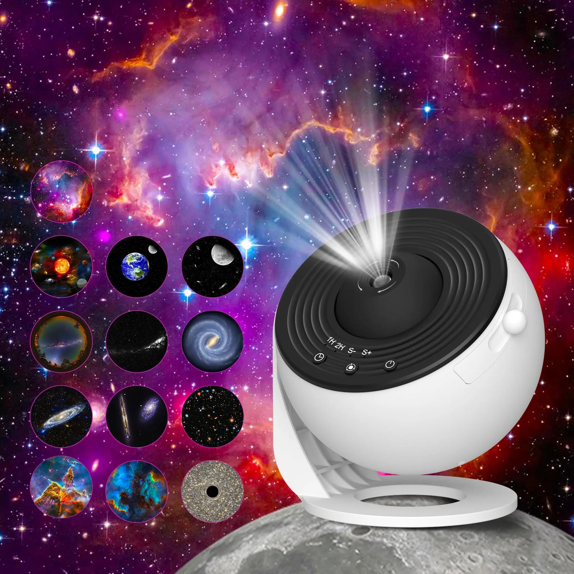 Galaxy Projector Projector | Home Planetarium -12 Discs