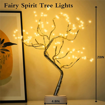 Christmas Fairy Light Spirit Tree - 108 LEDs Remote Control