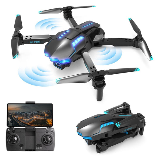 4K HD FPV Dual Camera Drone – Mini Foldable RC Airplane for Kids & Adults