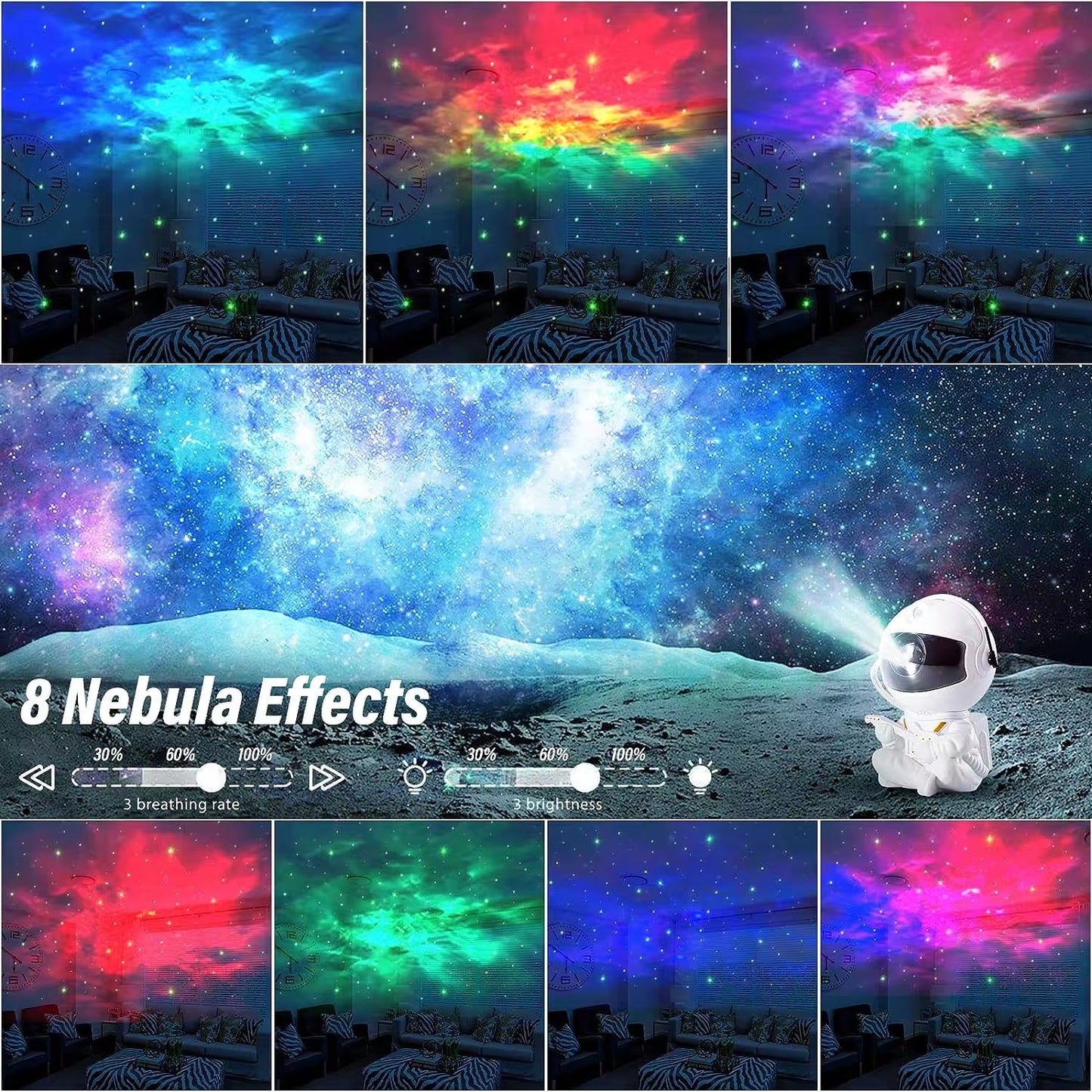 Astronaut Galaxy Projector - Space Projector Lamp