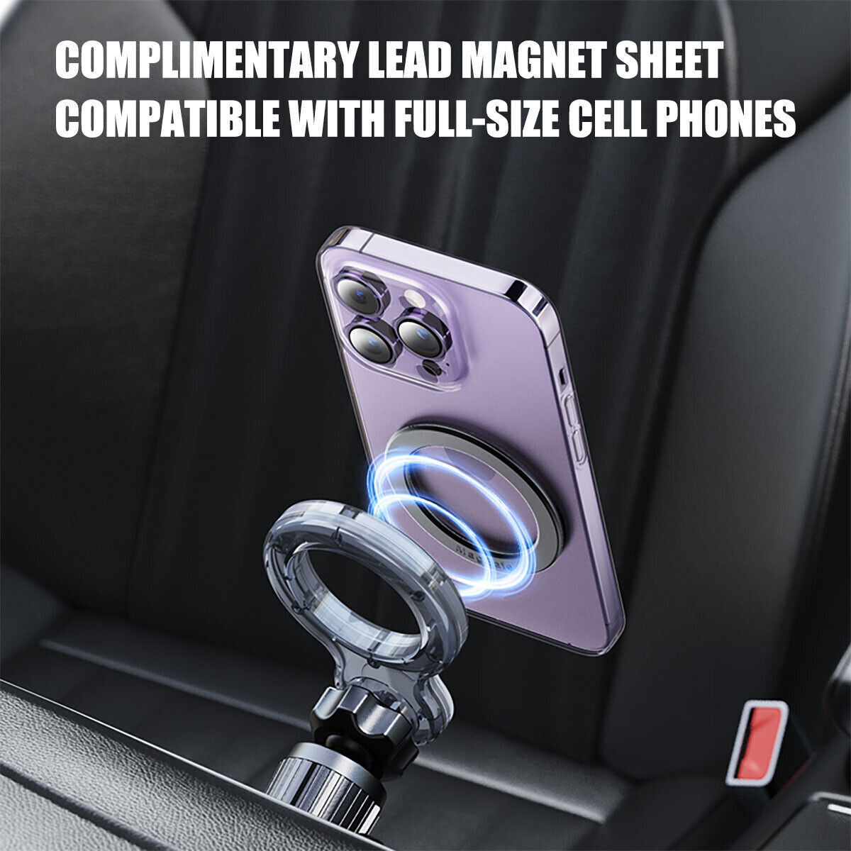  iPhone 15/14/13 Pro Max Magnetic Car Phone Holder Mount - MagSafe