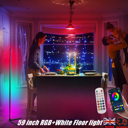 Matel 90Cm RGB Colour Changing LED Floor Light Mood Lamp