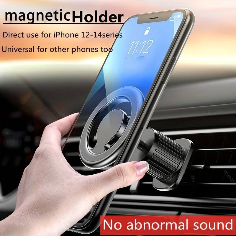  iPhone 15/14/13 Pro Max Magnetic Car Phone Holder Mount - MagSafe